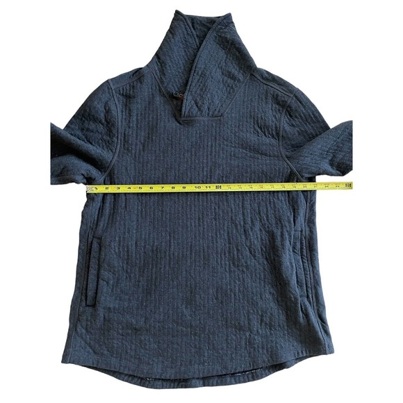 Billy Reid Shawl Collar Sweater Men’s Large Gray Elbow Patch Pockets - Picture 4 of 7